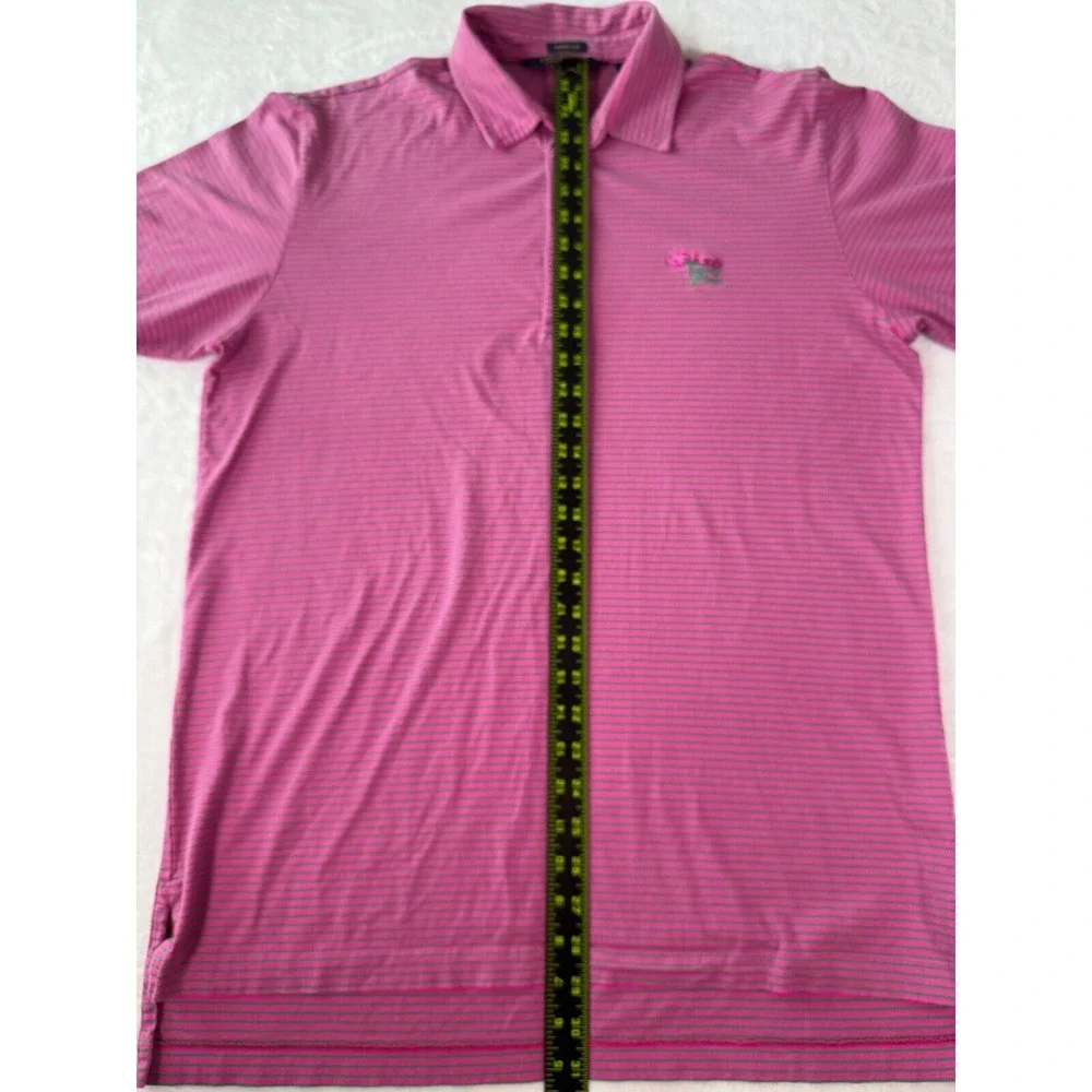 Polo Golf Ralph Lauren Polo Shirt TORREY PINES‎ Mens Large Pink Vintage Lisle